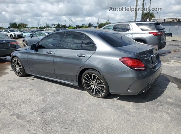 W1KWF8DB4MR646796 2021 MERCEDES-BENZ C Gray უკანა მარჯვენა