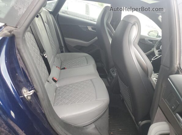 WAUC4CF5XJA011750 2018 AUDI S5 Blue Rear interior view