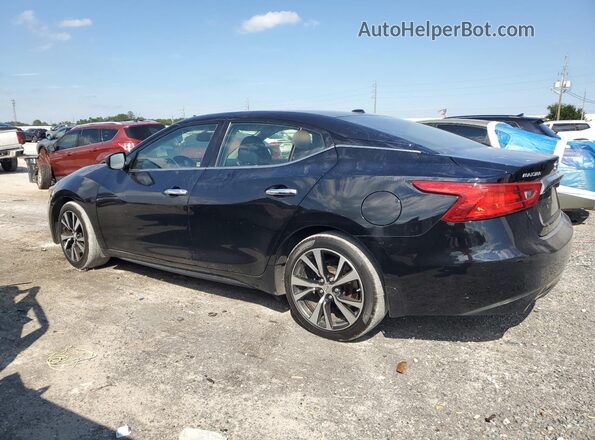 1N4AA6AP7JC361974 2018 NISSAN MAXIMA Черный Задняя правая четверть