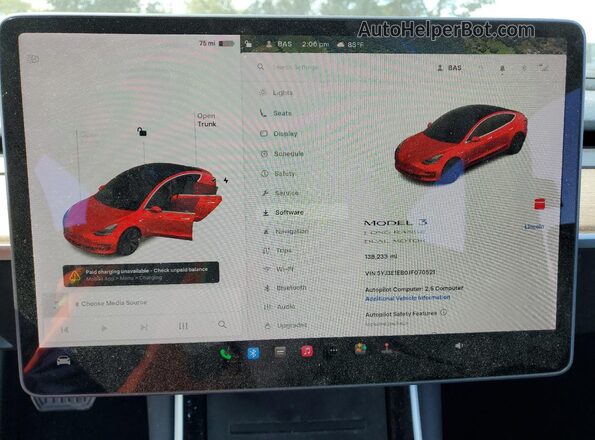 5YJ3E1EB0JF070521 2018 TESLA MODEL Black Հետևի նստատեղերի տեսք