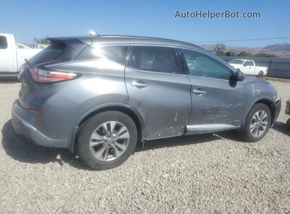 5N1AZ2MG4JN169290 2018 NISSAN MURANO Gray Przód prawy
