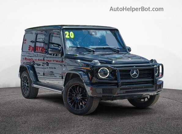 W1NYC6BJ5LX346XXX 2020 MERCEDES-BENZ G-CLASS Black Trasero izquierdo