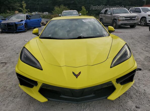 1G1YB2D41M5125614 2021 CHEVROLET CORVETTE Yellow Rear view