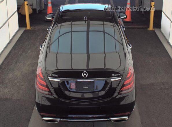 WDDUG8GB6KA437409 2019 MERCEDES-BENZ S Black Engine compartment view