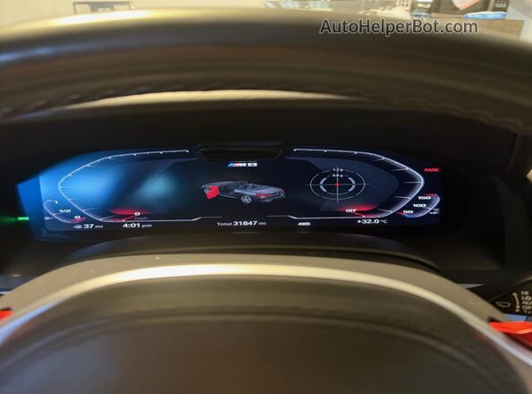 WBSDZ0C03LCD60543 2020 BMW M8 Gray Вид щитка приладів