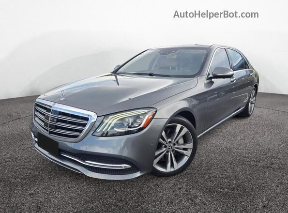 W1KUG6EBXLA565XXX 2020 MERCEDES-BENZ S Silver Задня ліва чверть