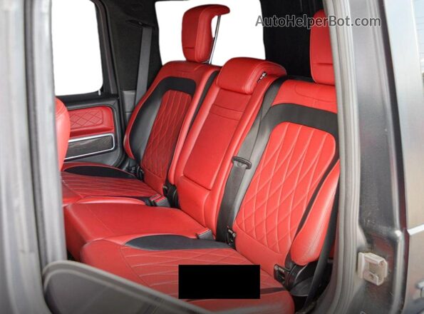 W1NYC7HJ8MX395XXX 2021 MERCEDES-BENZ G-CLASS Black Widok wnętrza z przodu