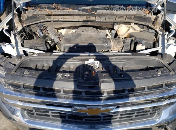 1GCPWCED7NZ125588 2022 CHEVROLET SILVERADO Белый Вид подкапотного пространства