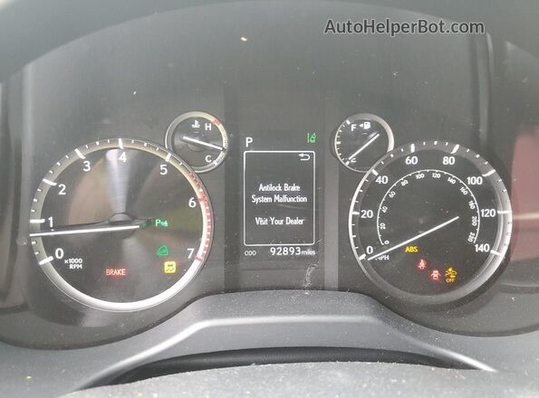 JTJAM7BX3N5318584 2022 LEXUS GX Серебряный Вид задних сидений