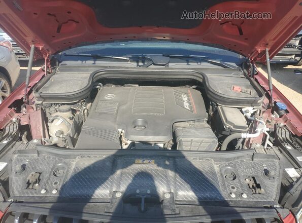 4JGFD6BB7MA427994 2021 MERCEDES-BENZ GLE-CLASS Red Շարժիչի բաժամունքի տեսք