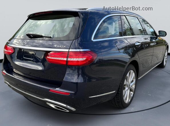 WDDZH6JB9KA591631 2019 MERCEDES-BENZ E-CLASS Blue Դիմացի տեսք