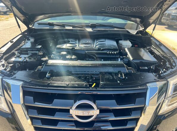 JN8AY2AD6N9675255 2022 NISSAN ARMADA Black Front interior view