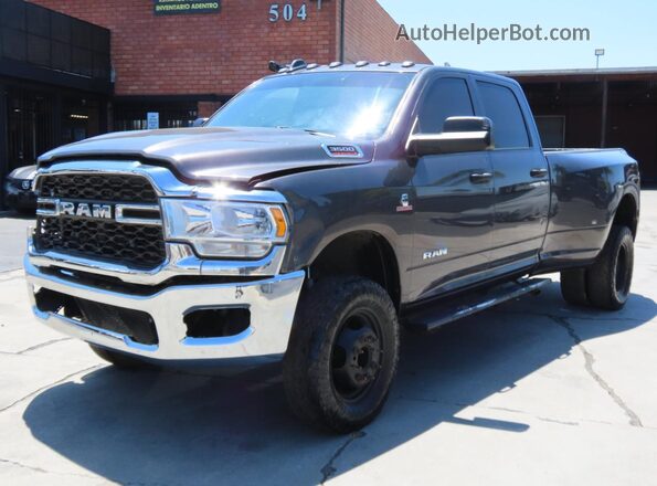 3C63RRGL6MG565739 2021 RAM 3500 Серый Задняя правая четверть