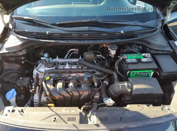 3KPA24AB3JE127632 2018 KIA RIO Черный Вид подкапотного пространства