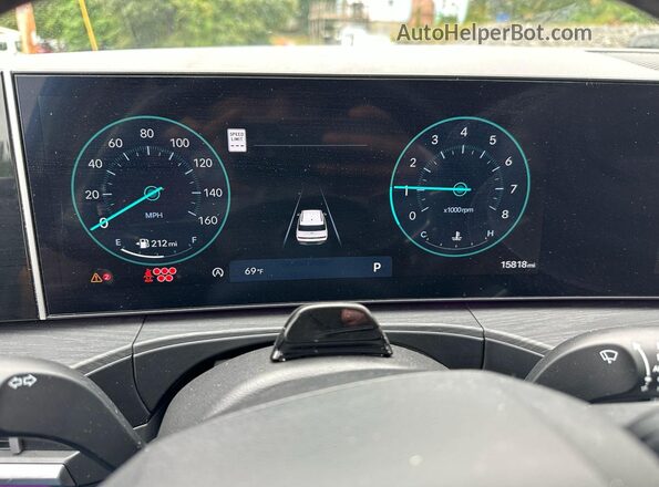 5NMP4DGL4SH117822 2025 HYUNDAI SANTA White Вид салону спереду