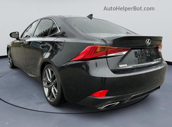 JTHC81D22K5035098 2019 LEXUS IS Black წინა მარჯვენა