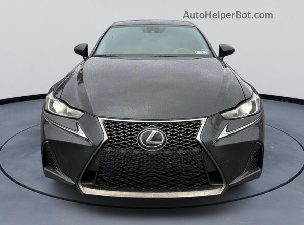 JTHC81D22K5035098 2019 LEXUS IS Black VIN კოდის სტიკერის ხედი