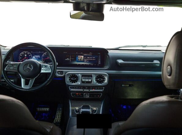 W1NYC6BJ5LX346XXX 2020 MERCEDES-BENZ G-CLASS Black Vista de los asientos traseros