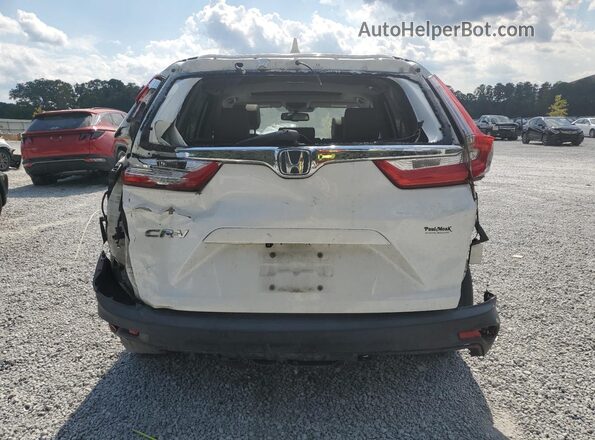 2HKRW1H8XJH502315 2018 HONDA CRV Белый Вид салона спереди
