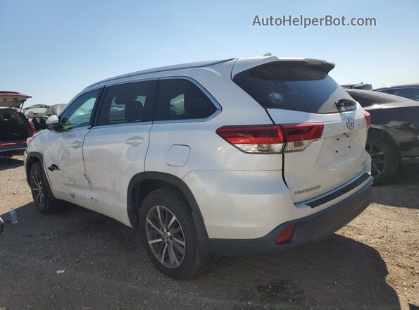 5TDJZRFH0JS878117 2018 TOYOTA HIGHLANDER White Trasero derecho
