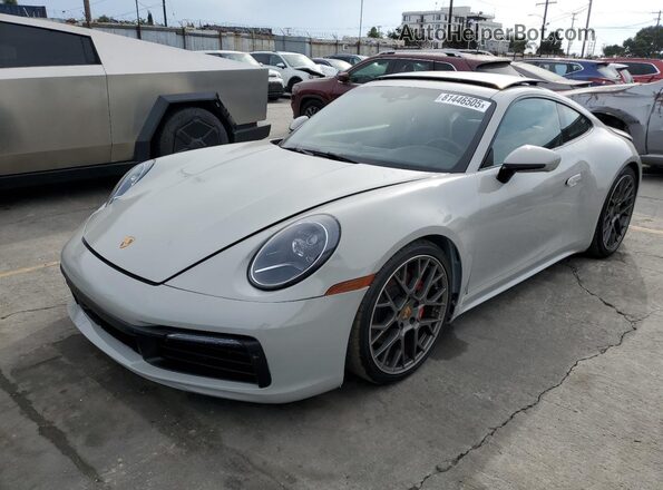 WP0AB2A93NS220803 2022 PORSCHE 911 Серебряный Задняя левая четверть