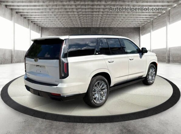 1GYS4GKL9MR205731 2021 CADILLAC ESCALADE White Передня права чверть