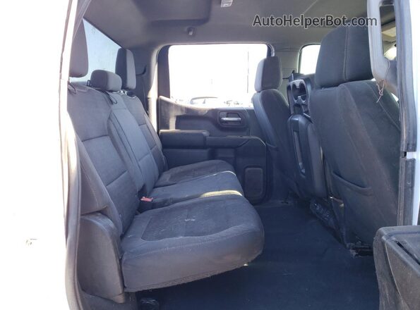 1GCPWCED7NZ125588 2022 CHEVROLET SILVERADO Белый Вид задней части салона