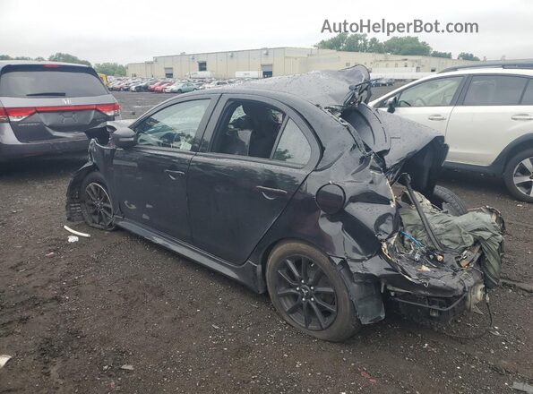 JA32U2FUXHU010203 2017 MITSUBISHI LANCER Black Trasero izquierdo