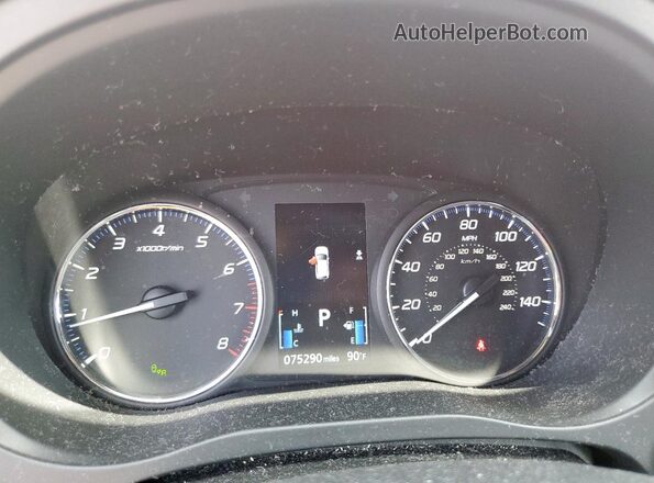 JA4AD3A34JZ026210 2018 MITSUBISHI OUTLANDER Red Instrument cluster view