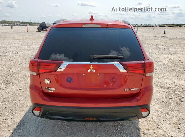 JA4AD3A34JZ067159 2018 MITSUBISHI OUTLANDER Red უკანა ხედი