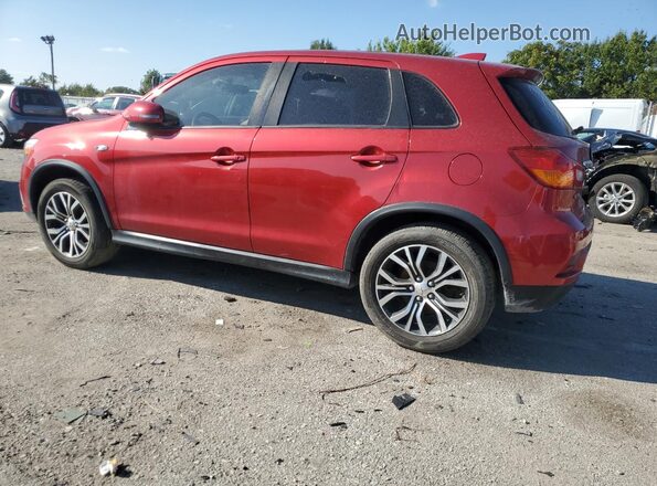 JA4AP3AU5JU002575 2018 MITSUBISHI OUTLANDER Red Tył lewy