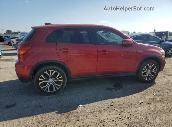 JA4AP3AU5JU002575 2018 MITSUBISHI OUTLANDER Red Tył prawy