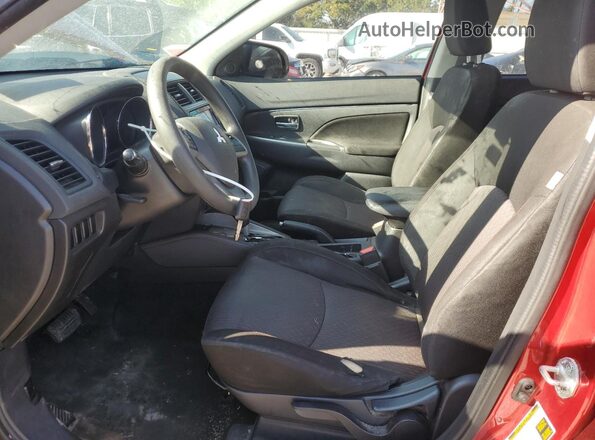 JA4AP3AU5JU002575 2018 MITSUBISHI OUTLANDER Red Widok wnętrza z przodu