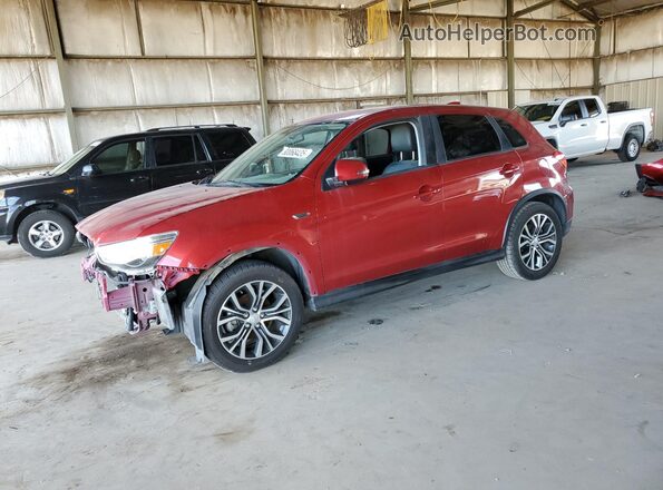 JA4AP3AW8JU017914 2018 MITSUBISHI OUTLANDER Burgundy Передня ліва чверть