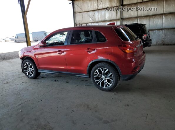 JA4AP3AW8JU017914 2018 MITSUBISHI OUTLANDER Burgundy Задня ліва чверть