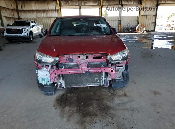 JA4AP3AW8JU017914 2018 MITSUBISHI OUTLANDER Burgundy Вид спереду