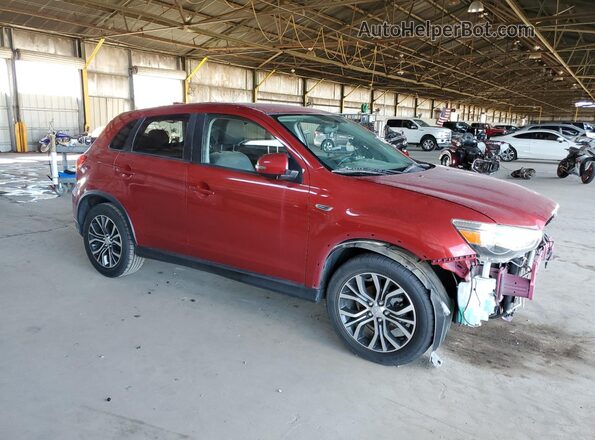 JA4AP3AW8JU017914 2018 MITSUBISHI OUTLANDER Burgundy Передня права чверть