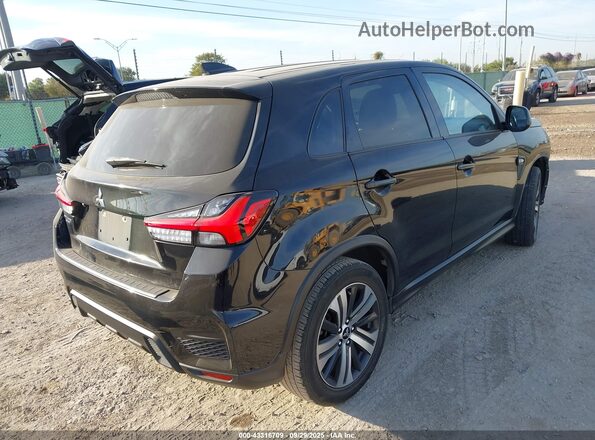 JA4APUAU2MU009168 2021 MITSUBISHI OUTLANDER SPORT Черный Задняя правая четверть