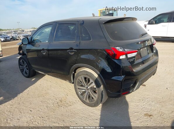 JA4APUAU2MU009168 2021 MITSUBISHI OUTLANDER SPORT Черный Задняя левая четверть