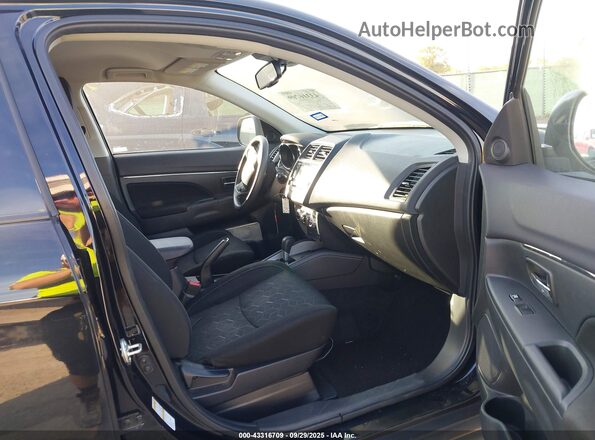 JA4APUAU2MU009168 2021 MITSUBISHI OUTLANDER SPORT Черный Вид салона спереди