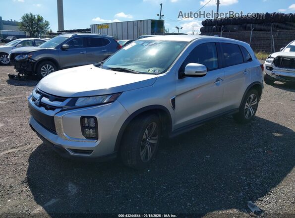 JA4APVAU5MU009638 2021 MITSUBISHI OUTLANDER SPORT Серебряный Передняя левая четверть