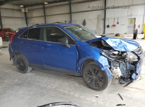 JA4AT4AA1JZ047409 2018 MITSUBISHI ECLIPSE Синий Передняя правая четверть