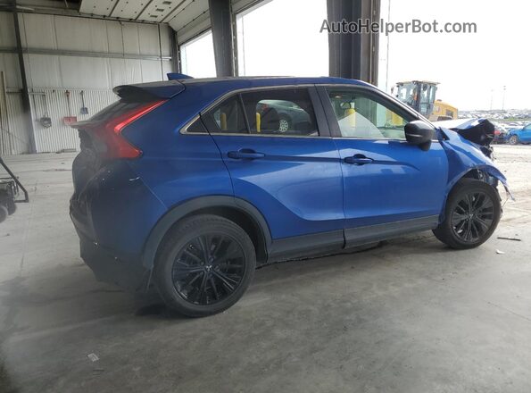 JA4AT4AA1JZ047409 2018 MITSUBISHI ECLIPSE Синий Задняя правая четверть