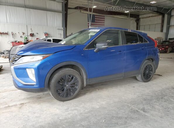 JA4AT4AA1JZ047409 2018 MITSUBISHI ECLIPSE Синий Передняя левая четверть