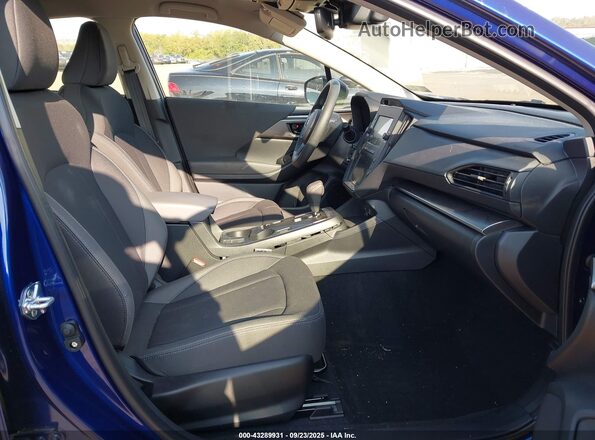 JF1GUABC0R8249029 2024 SUBARU IMPREZA Blue Vista interior delantera