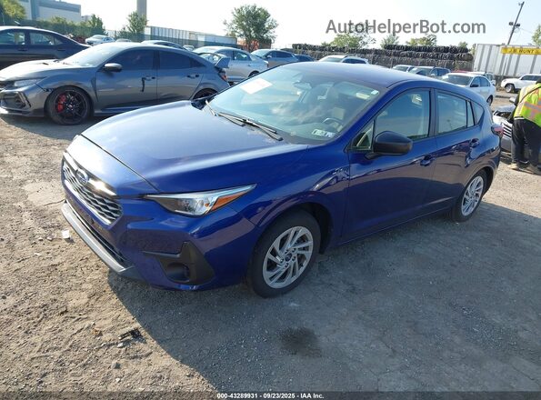 JF1GUABC0R8249029 2024 SUBARU IMPREZA Blue Vista tres cuartos delantera izquierda