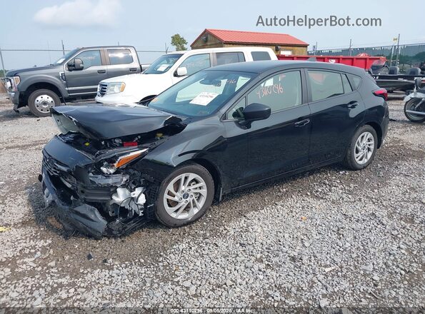 JF1GUABC1S8223366 2025 SUBARU IMPREZA Черный Передняя левая четверть