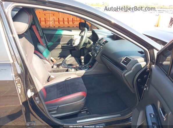 JF1VA2S69M9813991 2021 SUBARU WRX STI Черный Вид салона спереди