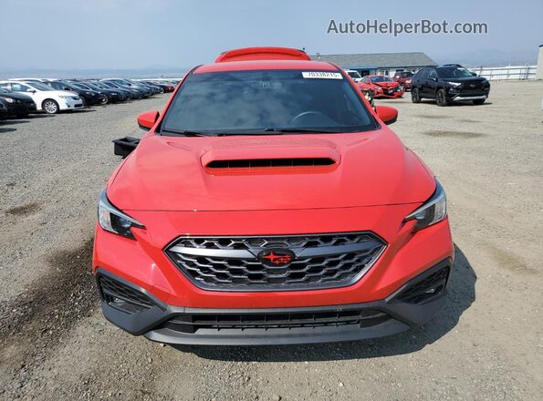 JF1VBAF69N9031175 2022 SUBARU WRX Red Widok z przodu