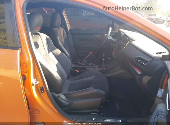 JF1VBAL68N9027574 2022 SUBARU WRX Оранжевый Вид салона спереди